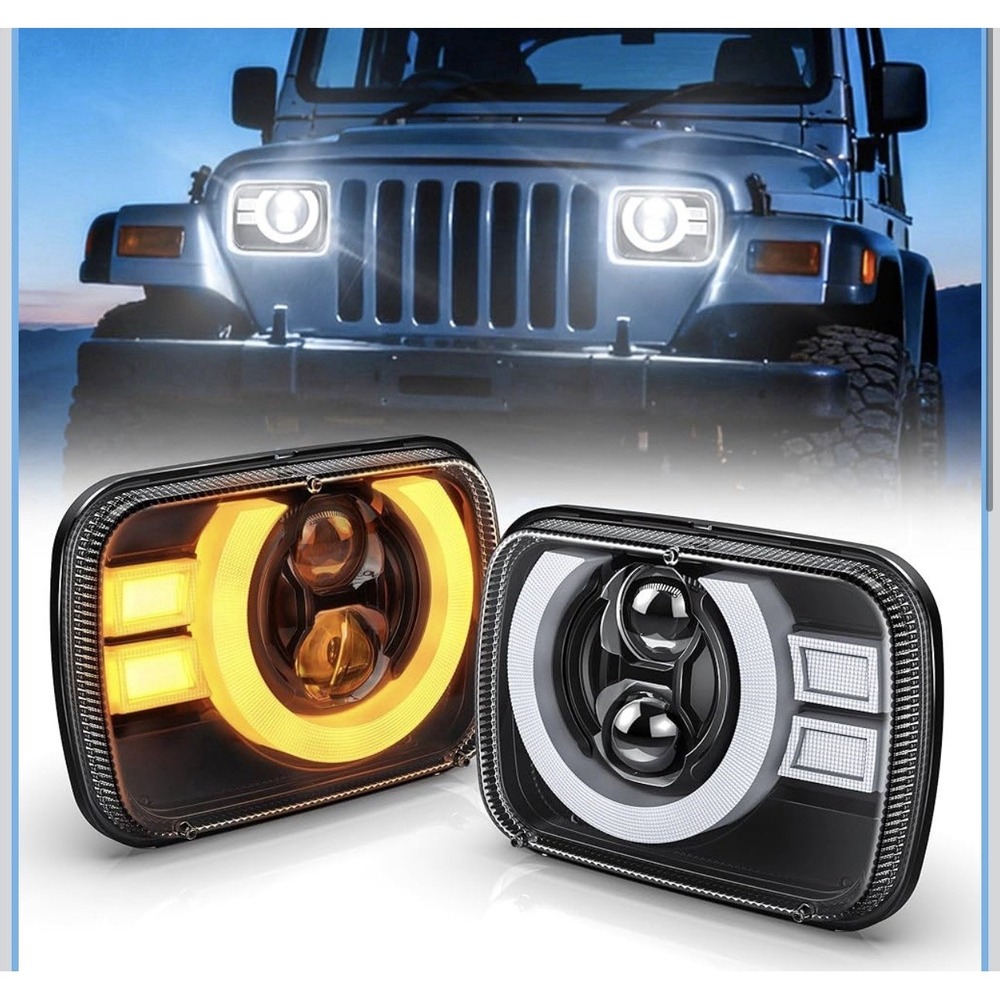 1000% Super Bright New J2+Ecplise 5x7 7x6 Replace Driving Lights, H6054